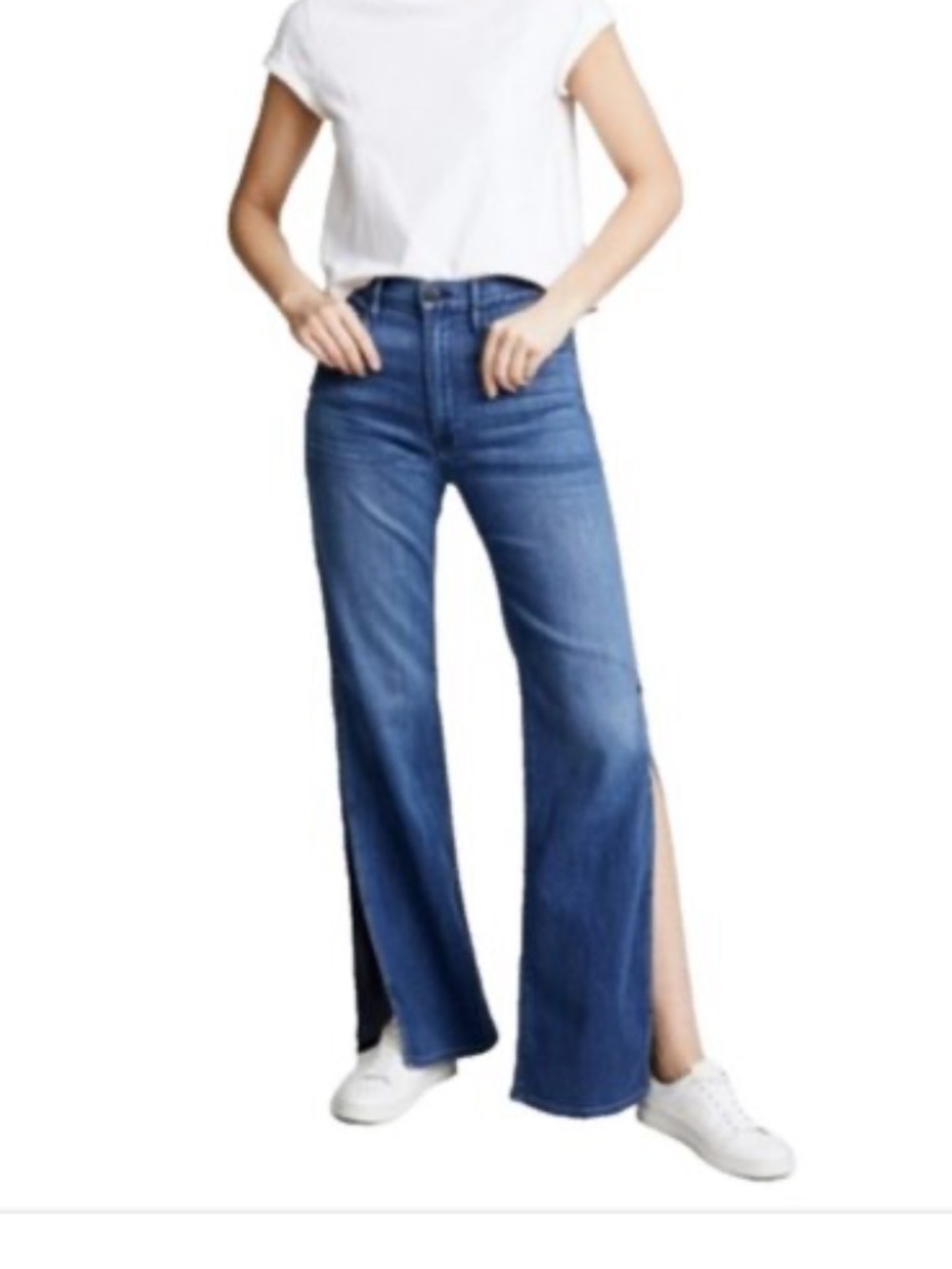 3X1 Adeline Split Flare High Rise Jeans Size Size 31 - Picture 2 of 15